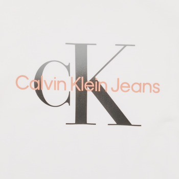 Calvin Klein Jeans GRADIENT MONOGRAM T-SHIRT Biela