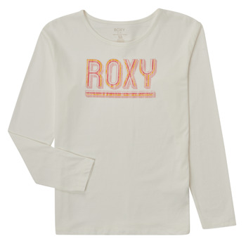 Oblečenie Dievča Tričká s dlhým rukávom Roxy THE ONE A Biela