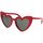 Hodinky & Bižutéria Žena Slnečné okuliare Yves Saint Laurent Occhiali da Sole Saint Laurent New Wave SL 181 LouLou 002 Červená