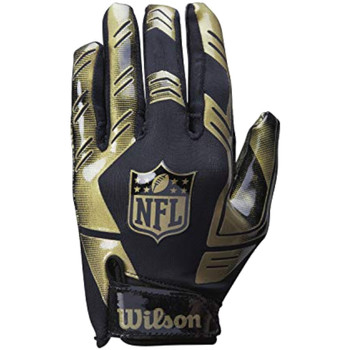 Textilné doplnky Muž Rukavice Wilson NFL Stretch Fit Receivers Gloves Čierna