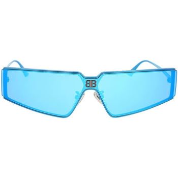 Hodinky & Bižutéria Deti Slnečné okuliare Balenciaga Occhiali da Sole  BB0192S 003 Modrá