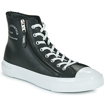 Topánky Muž Členkové tenisky Karl Lagerfeld KAMPUS III Maison Zip Boot Čierna