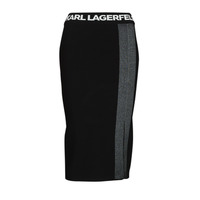 Oblečenie Žena Sukňa Karl Lagerfeld LIGHTWEIGHT KNIT SKIRT Čierna
