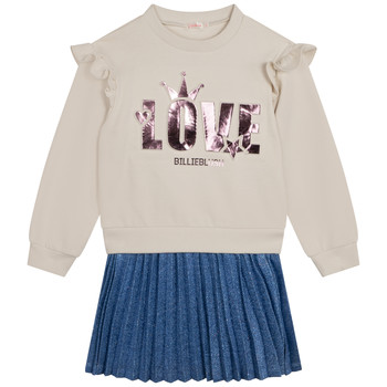 Oblečenie Dievča Krátke šaty Billieblush U12757-N78 Biela / Modrá