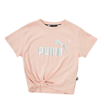 Oblečenie Dievča Tričká s krátkym rukávom Puma ESS KNOTTED TEE Ružová