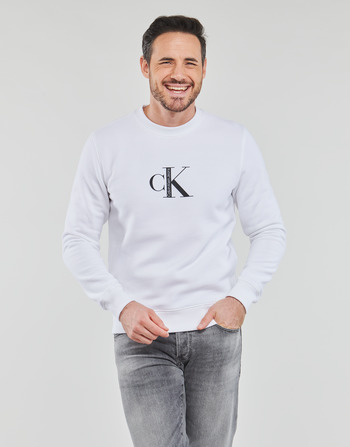 Oblečenie Muž Mikiny Calvin Klein Jeans CK INSTITUTIONAL CREW NECK Čierna