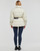 Oblečenie Žena Vyteplené bundy Calvin Klein Jeans LOGO BELT WAISTED SHORT PUFFER Krémová