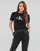 Oblečenie Žena Tričká s krátkym rukávom Calvin Klein Jeans CORE MONOGRAM REGULAR TEE Čierna
