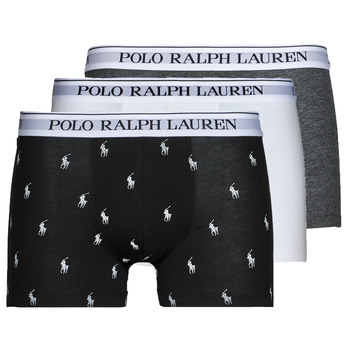 Spodná bielizeň Muž Boxerky Polo Ralph Lauren CLASSIC TRUNK X3 Čierna / Šedá / Biela