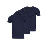Oblečenie Muž Tričká s krátkym rukávom Polo Ralph Lauren CREW NECK X3 Námornícka modrá / Námornícka modrá / Námornícka modrá