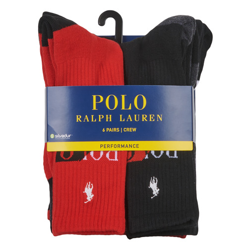 Spodná bielizeň Muž Športové ponožky Polo Ralph Lauren SPORT X6 Viacfarebná