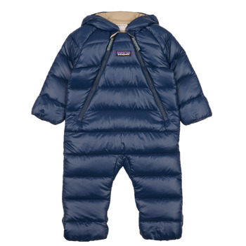 Oblečenie Deti Vyteplené bundy Patagonia HI-LOFT DOWN SWEATER BUNTING Námornícka modrá
