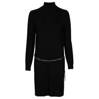 Oblečenie Žena Krátke šaty MICHAEL Michael Kors TRTLNK MK CHRM BLT MINI Čierna