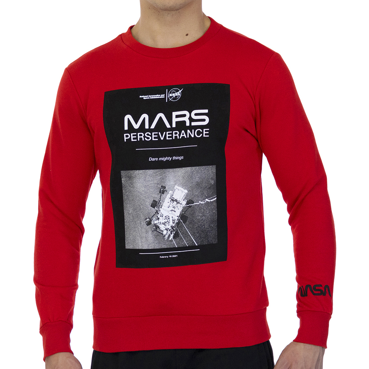 Oblečenie Muž Mikiny Nasa MARS03S-RED Červená