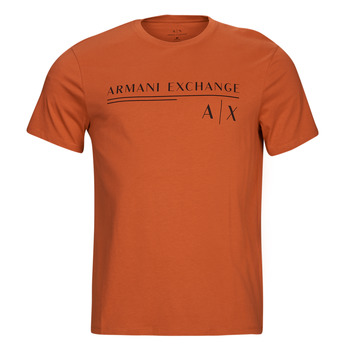 Oblečenie Muž Tričká s krátkym rukávom Armani Exchange 6LZTCE-ZJ6NZ Oranžová