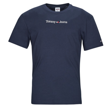 Oblečenie Muž Tričká s krátkym rukávom Tommy Jeans TJM CLASSIC LINEAR LOGO TEE Námornícka modrá