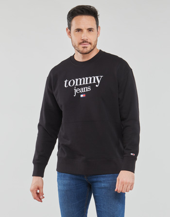 Oblečenie Muž Mikiny Tommy Jeans TJM REG MODERN CORP LOGO CREW Čierna