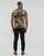 Oblečenie Muž Tričká s krátkym rukávom Versace Jeans Couture 73GAH6S0-G89 Čierna / Biela / Žltá