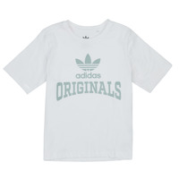Oblečenie Dievča Tričká s krátkym rukávom adidas Originals HL6871 Biela
