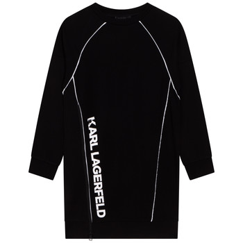 Oblečenie Dievča Krátke šaty Karl Lagerfeld Z12225-09B Čierna
