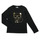 Oblečenie Dievča Tričká s dlhým rukávom Karl Lagerfeld Z15391-09B Čierna