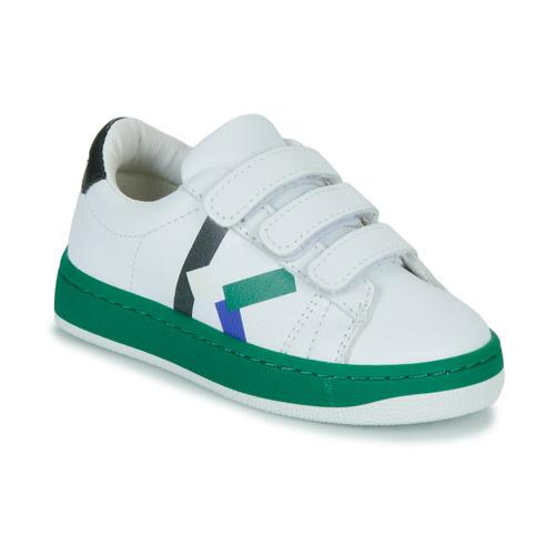 Topánky Chlapec Nízke tenisky Kenzo K29092 Biela / Zelená
