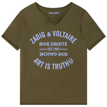 Oblečenie Chlapec Tričká s krátkym rukávom Zadig & Voltaire X25336-64E Kaki