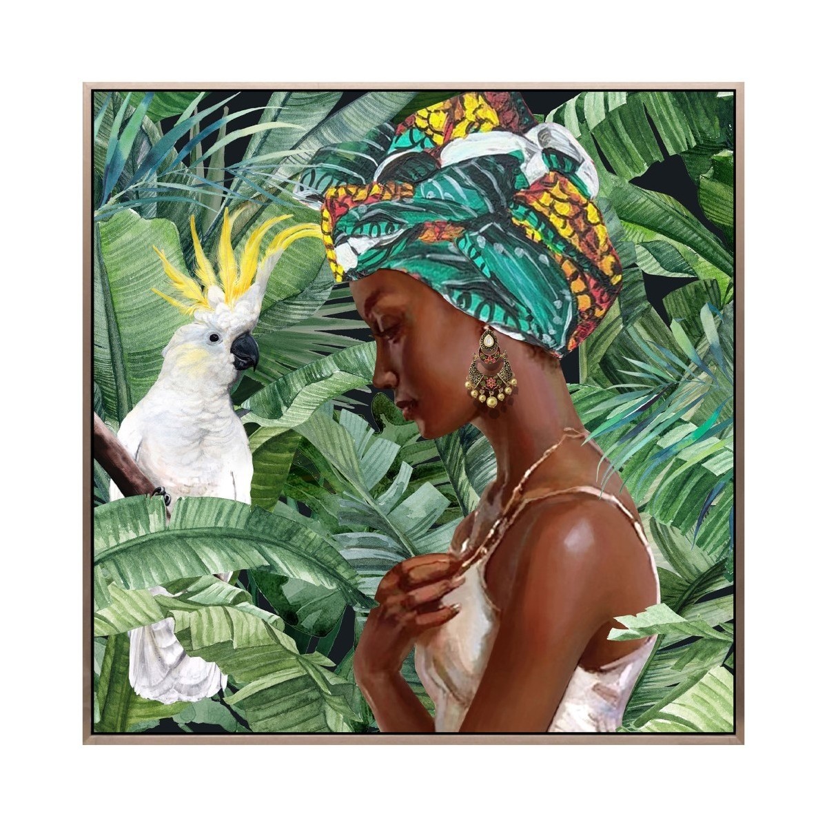 Domov Obrazy / plátna Signes Grimalt Africký Obraz Zelená