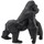 Domov Sochy Signes Grimalt Obrázok Gorilla Chôdze. Čierna