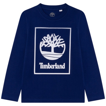 Oblečenie Chlapec Tričká s dlhým rukávom Timberland T25T31-843 Modrá