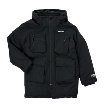 Oblečenie Chlapec Parky Timberland T26569-09B Čierna