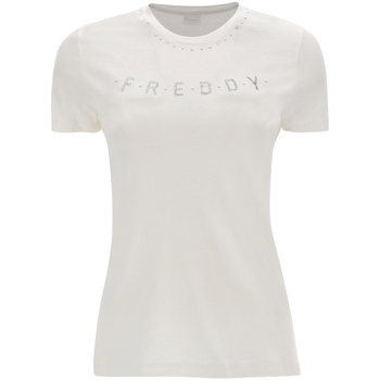 Oblečenie Žena Tričká s krátkym rukávom Freddy S2WALT2 Biela