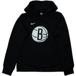 Oblečenie Chlapec Vrchné bundy Nike NBA Brooklyn Nets Fleece Hoodie Čierna