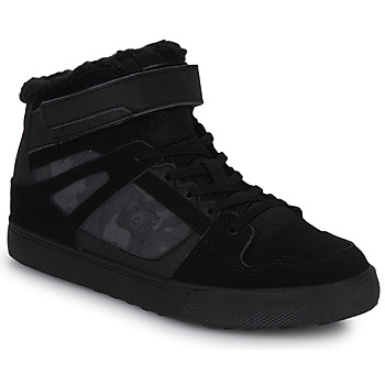 Topánky Chlapec Členkové tenisky DC Shoes PURE HIGH-TOP WNT EV Čierna / Maskáčový vzor