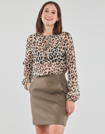 Oblečenie Žena Blúzky Noisy May NMVALERY Leopard