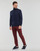 Oblečenie Muž Svetre Polo Ralph Lauren S224SC05-LS TN PP-LONG SLEEVE-PULLOVER Námornícka modrá / Hunter / Námornícka modrá