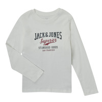 Oblečenie Chlapec Tričká s dlhým rukávom Jack & Jones JJELOGO TEE LS O-NECK Červená