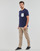 Oblečenie Muž Tričká s krátkym rukávom Lyle & Scott TS831VOG Biela / Námornícka modrá