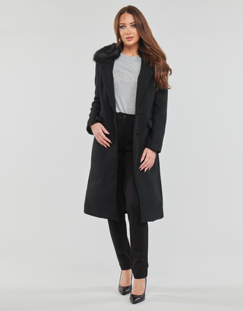 Oblečenie Žena Kabáty Guess LAURENCE COAT Čierna