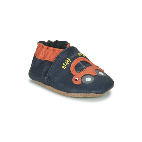 Topánky Chlapec Detské papuče Robeez BEEP BEEP Námornícka modrá / Oranžová