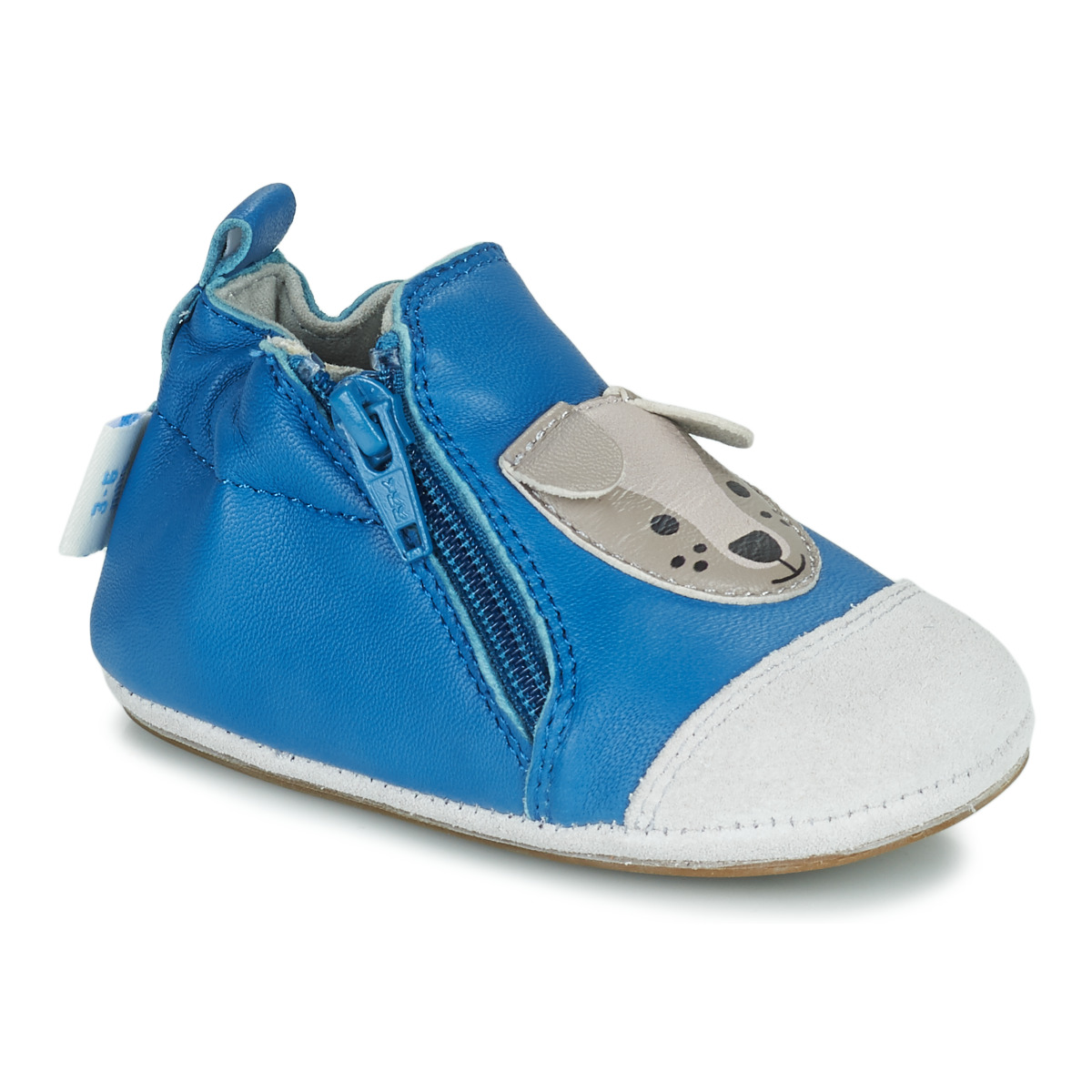 Topánky Deti Detské papuče Robeez CHOU DOG Modrá