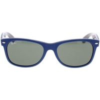 Hodinky & Bižutéria Slnečné okuliare Ray-ban Occhiali da Sole  New Wayfarer RB2132 646331 Modrá