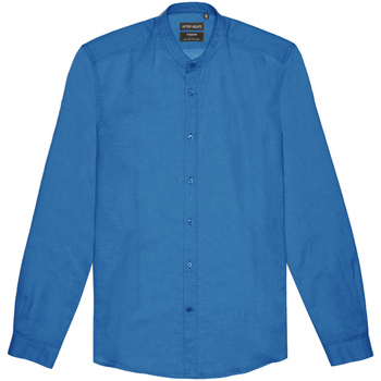 Oblečenie Muž Košele s dlhým rukávom Antony Morato MMSL00666 FA400074 Modrá