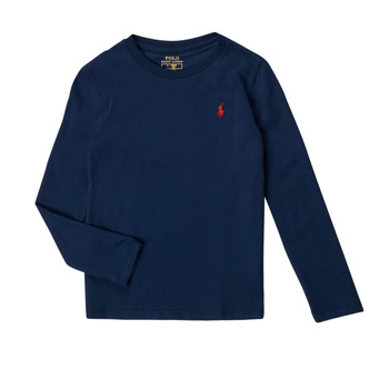 Oblečenie Dievča Tričká s dlhým rukávom Polo Ralph Lauren 311841122018 Námornícka modrá
