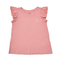 Oblečenie Dievča Tričká s krátkym rukávom Polo Ralph Lauren 311869391001 Ružová