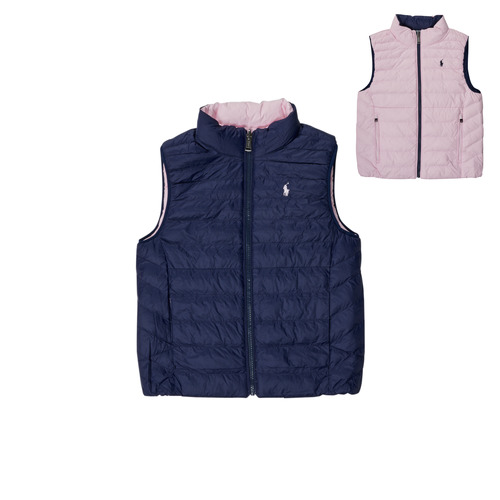 Oblečenie Chlapec Vyteplené bundy Polo Ralph Lauren 322875513004 Námornícka modrá / Ružová