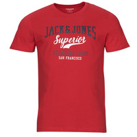 Oblečenie Muž Tričká s krátkym rukávom Jack & Jones JJELOGO TEE SS O-NECK 2 COL Červená