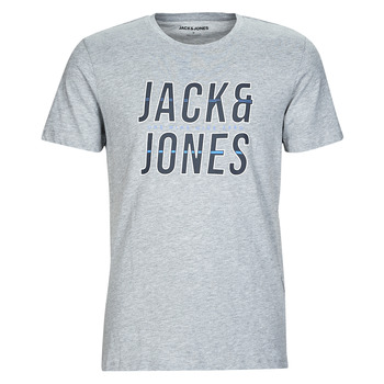 Oblečenie Muž Tričká s krátkym rukávom Jack & Jones JJXILO TEE SS CREW NECK Šedá