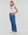 Oblečenie Žena Tričká s krátkym rukávom Levi's GRAPHIC RINGER MINI TEE Bright / Biela / Modrá