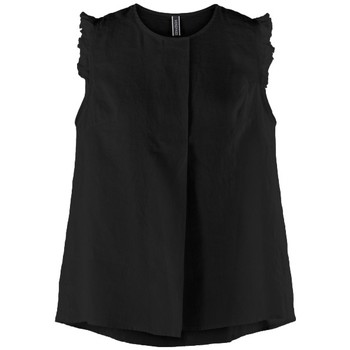 Oblečenie Žena Blúzky Wendy Trendy Top 220732 - Black Čierna